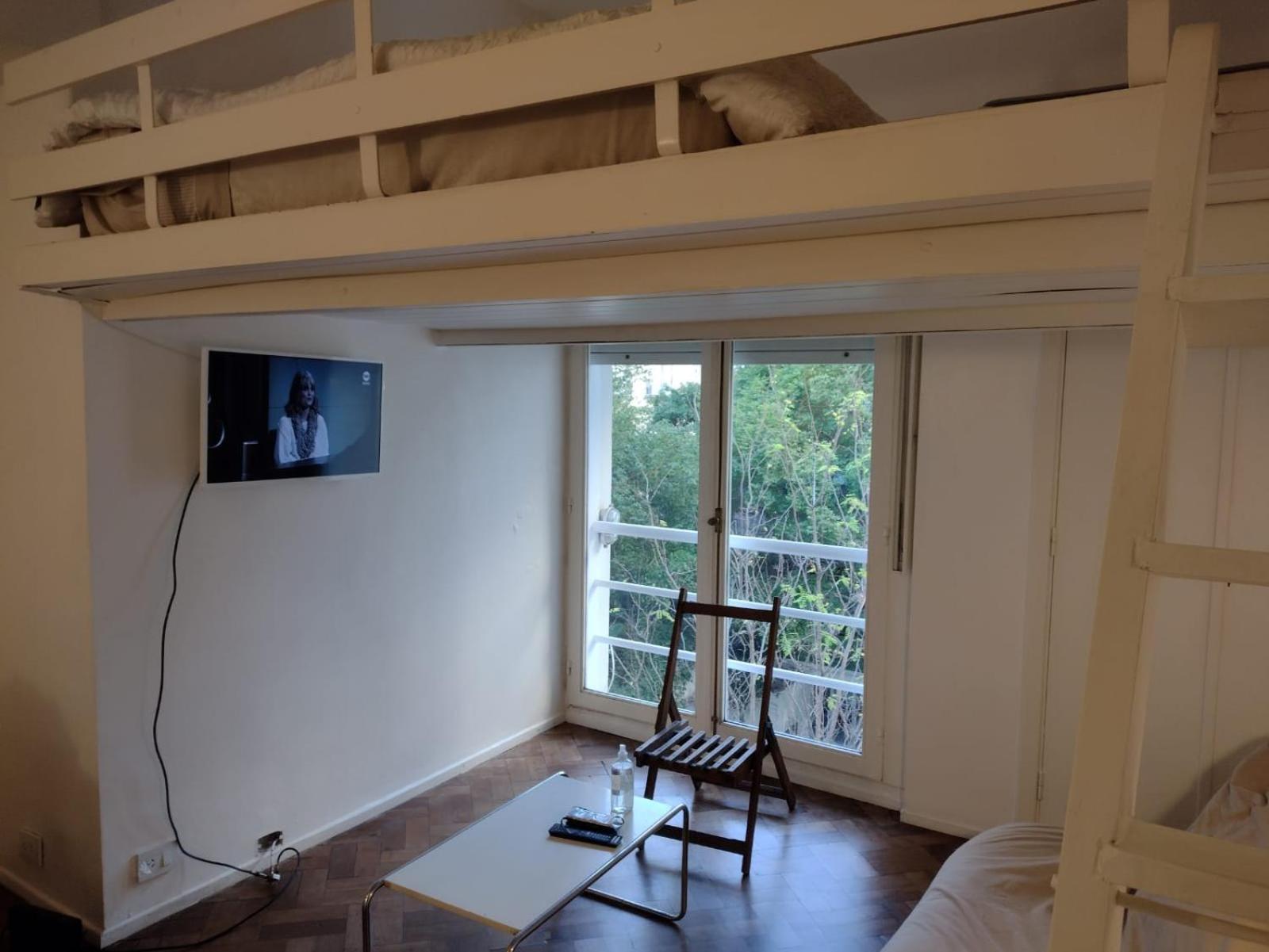 Loft Monoambiente Entrepiso Y Balcón Francés Appartamento Buenos Aires